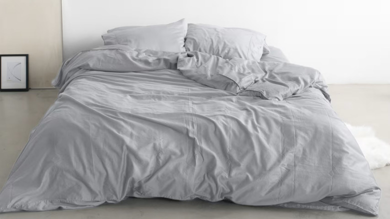 Miracle Brand silver-infused sheets on a bed