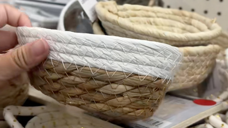 Dollar Tree small woven basket