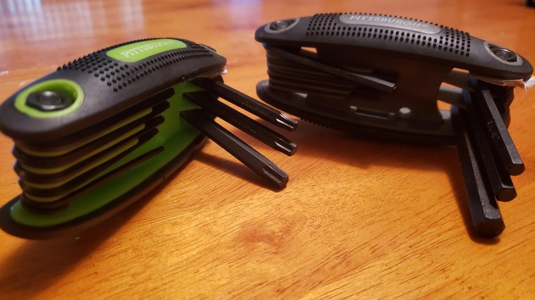Close-up of Pittsburgh's Folding Hex Keys