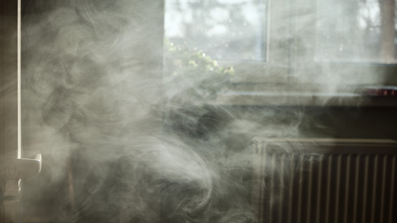smoke in kitchen