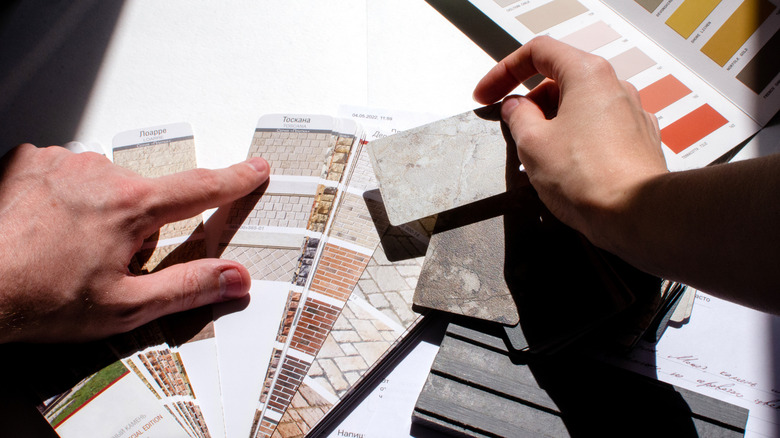 Choosing materials for pavers