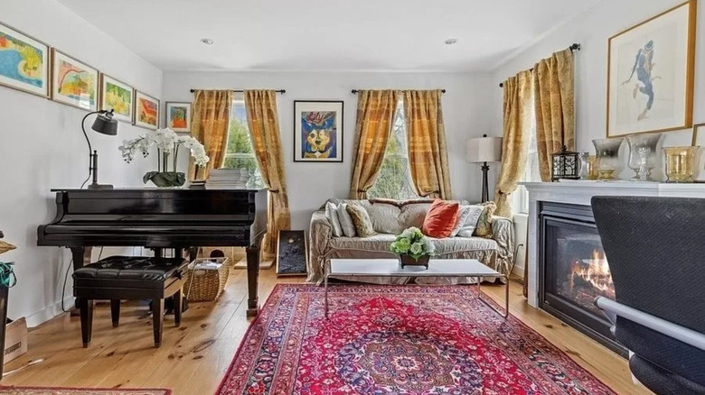 Jules Feiffer's living room