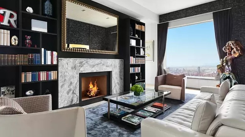 Fancy penthouse living room