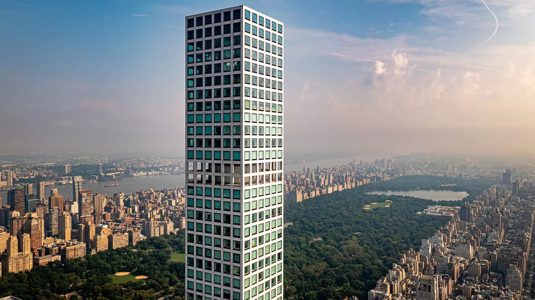 High rise apartment building exterior