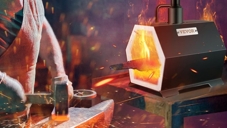 The Vevor Portable Propane Forge available from Amazon