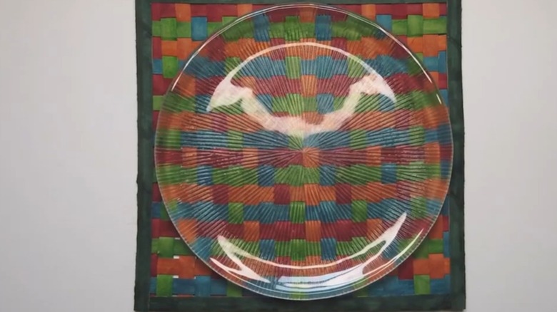 Final look of paper towel roll placemat design