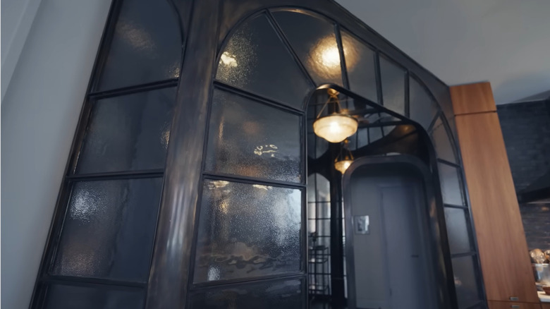 The foyer in Bobby Flay's New York City apartment.