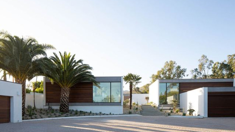 Outside view of Malibu home