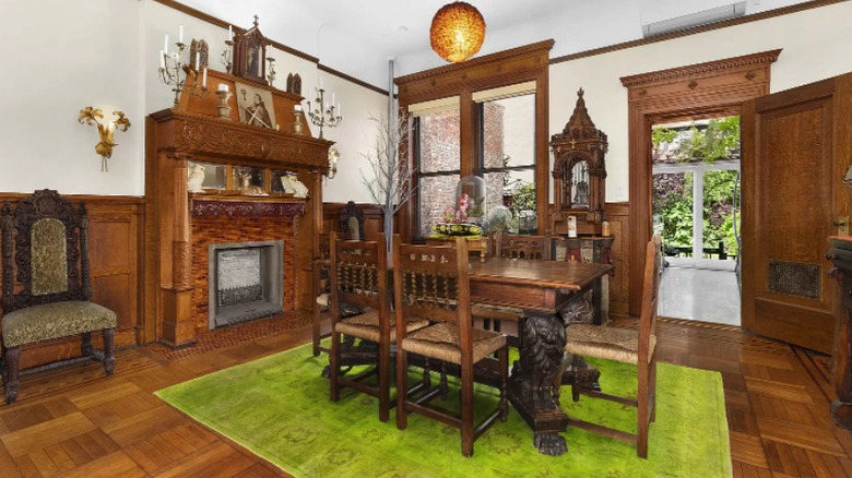 Character-packed dining room