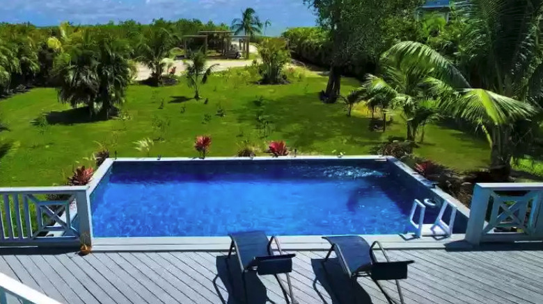 Tropical outdoor paradise
