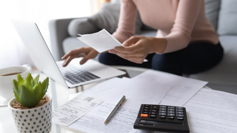 Calculating home budget
