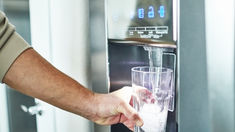 Telltale Signs It's Time To Clean Your Fridge's Water Dispenser