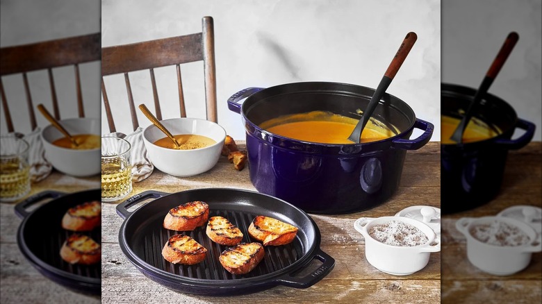 Staub 7-Quart Cast Iron Braise and Grill