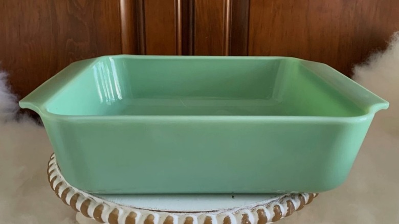 Vintage Fire King Jadeite square baking dish