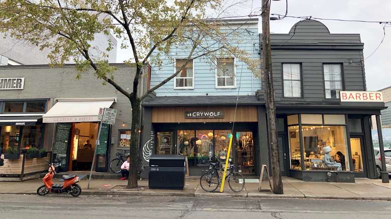 Vintage village shops