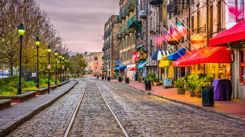 river street in savannah georgia