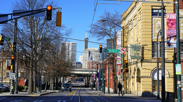 Intersection in Old Fourth Ward