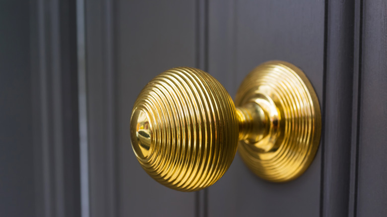 Brass door knob