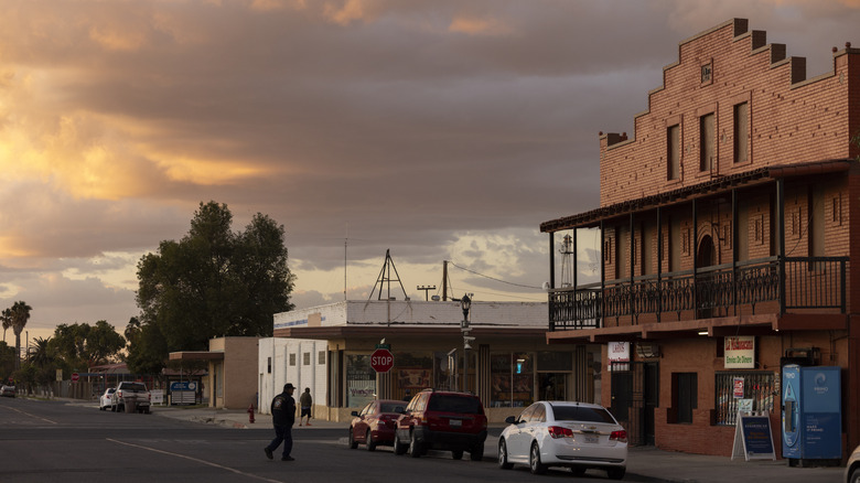 A view of downtown Mendota, California.