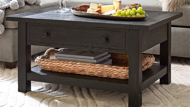 Benchwright rectangular coffee table