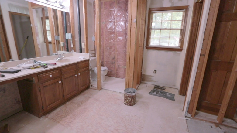 bathroom gut renovation