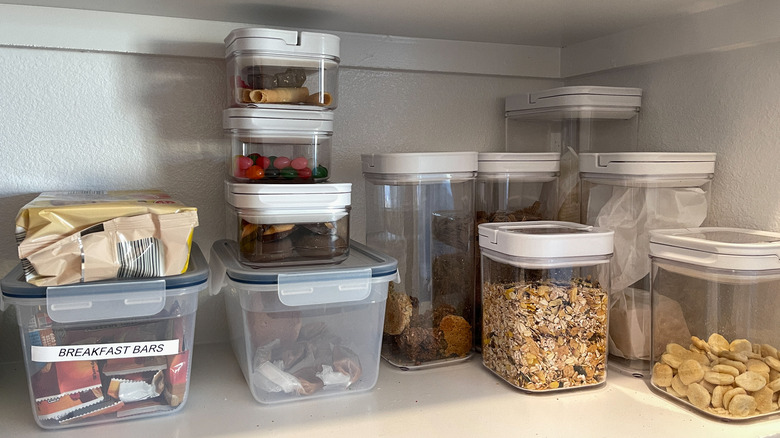 Food neatly packed and organized