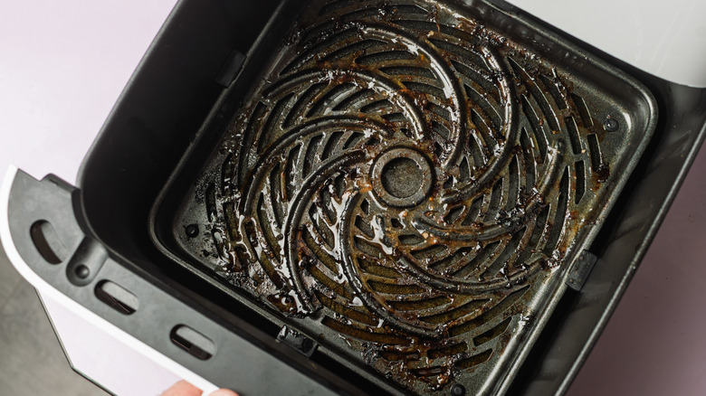 Dirty, greasy air fryer