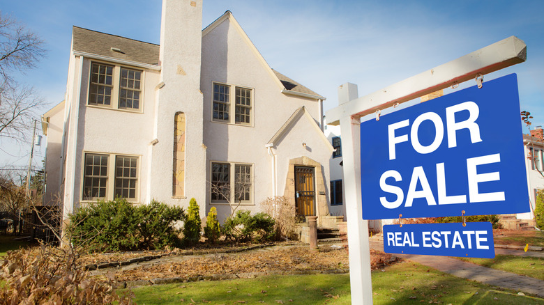 A classic Tudor-style house for sale