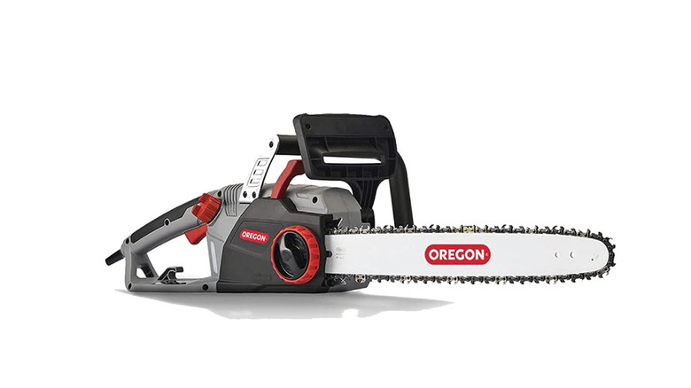 An Oregon brand self-sharpening electric chainsaw