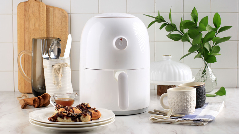 Air fryer in kitchen