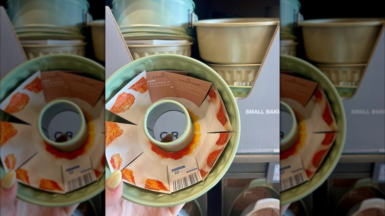 mini Crofton bundt pan from Aldi