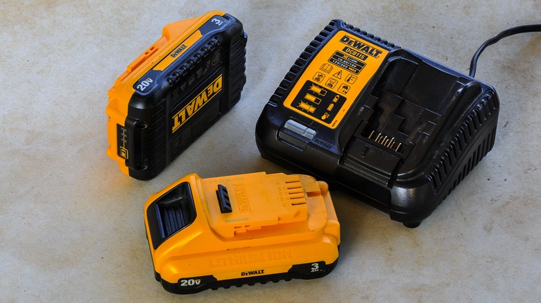 DeWalt 20V batteries and charger