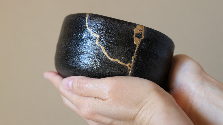 A Kintsugi bowl