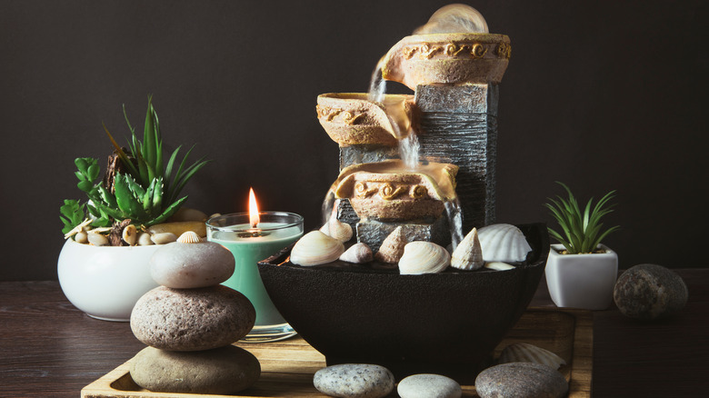 Zen table arrangement