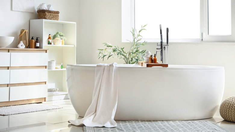 A white bathroom