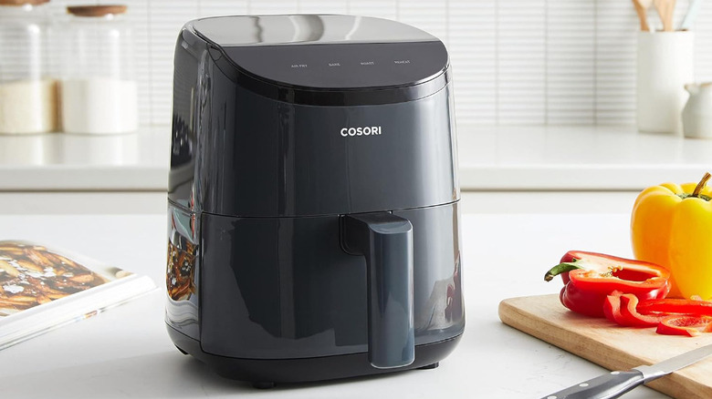 COSORI Lite Mini Air Fryer on a kitchen countertop