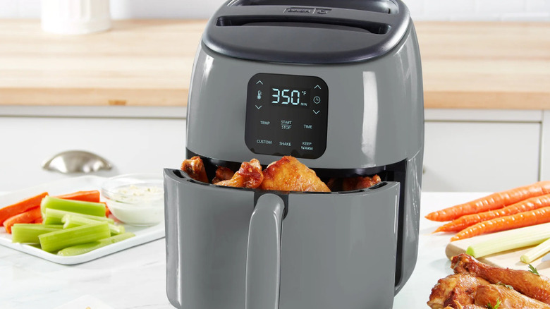 Dash Tasti-Crisp Digital Air Fryer on a kitchen countertop