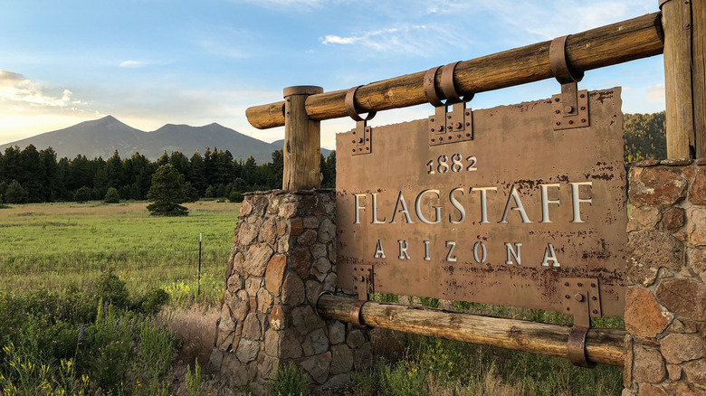 flagstaff arizona sign in field