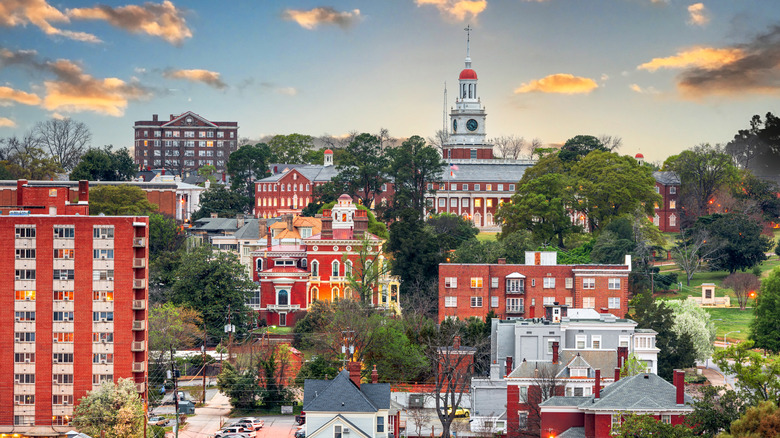 Cityscape view of Macon, Georgia