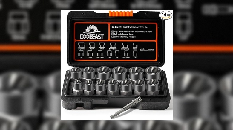 Coobeast 14-Piece Bolt Extractor Kit