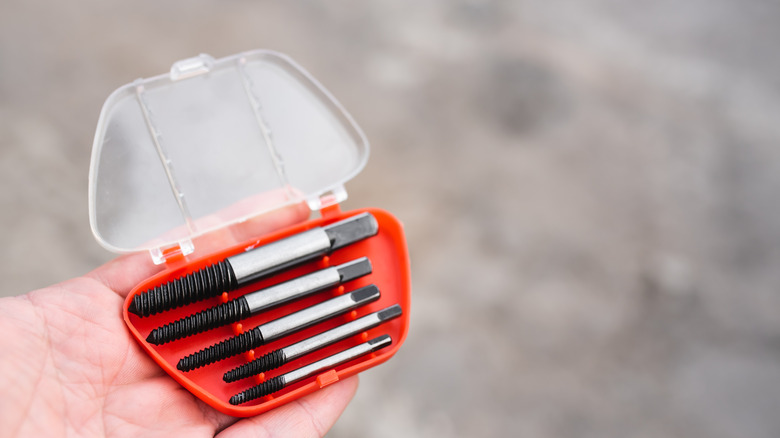 Extractors for twisting broken bolts