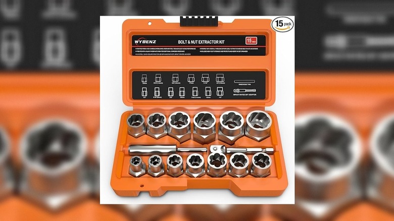 WYBENZ 15-Piece Impact Bolt Removal Kit