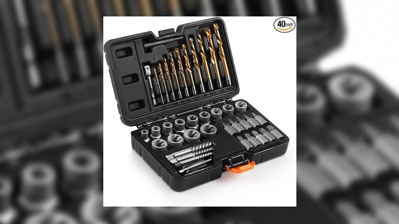 YEKEPRO 40-Piece Bolt & Screw Extractor Kit