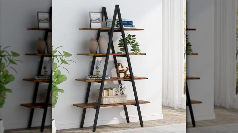 A-frame bookcase