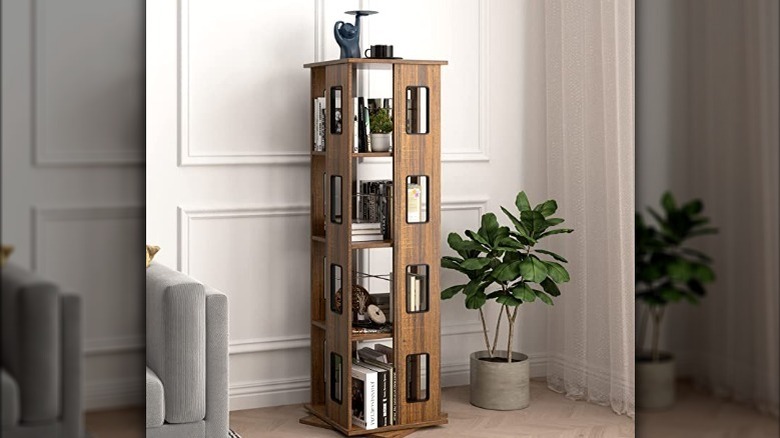 rotating bookcase