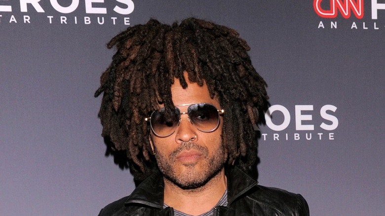 close up of Lenny Kravitz