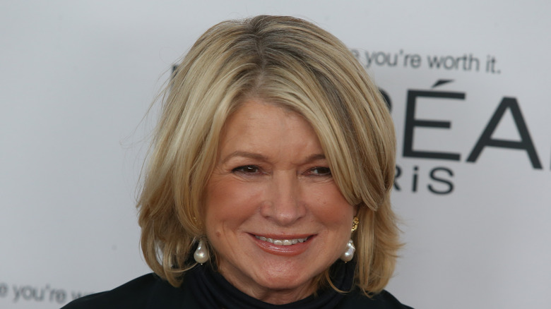 Close up of Martha Stewart
