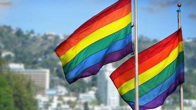 weho california pride flags