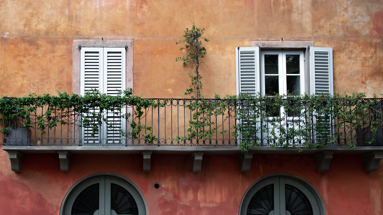 Tuscan balcony