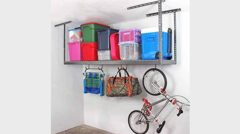 Garage shelf and storage rack 